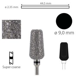 Instrument diamanté creux 5405 PM 090