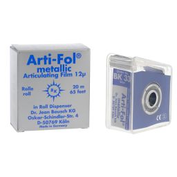 BK33 Arti-Fol metallic enkelzijdig 22 mm x 20 m blauw 12 µm