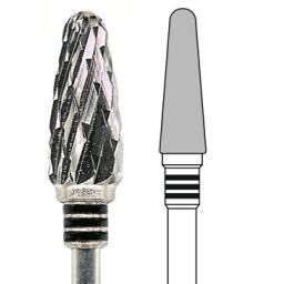 Fraise en carbure 5651.045HP 13 mm denture croisée moyen grosse