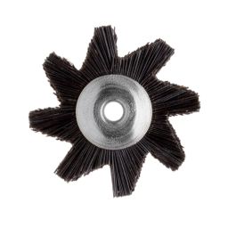 Brosse GEZA en soie de chungking 121 UM Ø 22 mm noire (100)