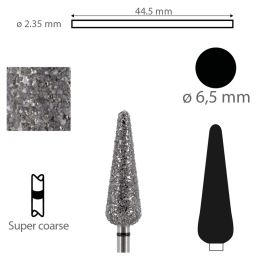 Instrument diamanté 5893 PM 065 creux