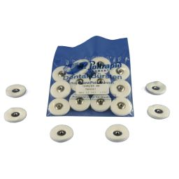Brosse à polirje 129N HP non monté Ø 25 mm toile de lin (6)