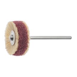 Kombi-polijstborstel witte haren/rode Scotch Brite Ø 22 x 6 mm (12)