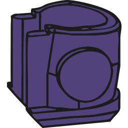 Mini-SG scharnierinsert violet 55800 (5)