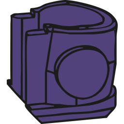 Mini-SG articulé gaine de friction violet (5)