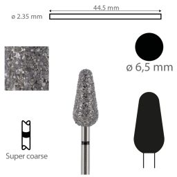 Instrument diamanté 5894 PM 065 creux