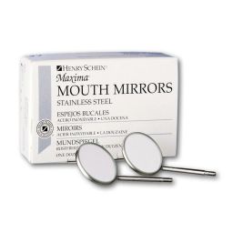 Maxima Premium mondspiegels Front Rhodium nr. 3 Ø 20 mm (12) 
