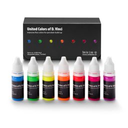 United Colors of D.Vinci set complet avec 7 couleurs à 10 ml