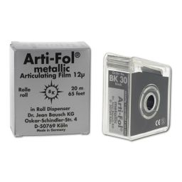 BK30 Arti-Fol metallic enkelzijdig 22 mm x 20 m zwart 12 µm