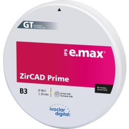 IPS e.max ZirCAD Prime 98.5 B3 20 mm 