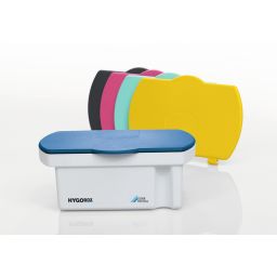 Hygobox couvercle turquoise insert blanc