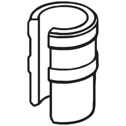 Plastic-Roach frictiehuls G wit (5)