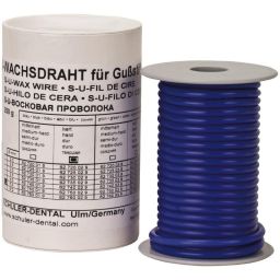 Fil de cire 250 g bleu 4,0 mm semi-dur