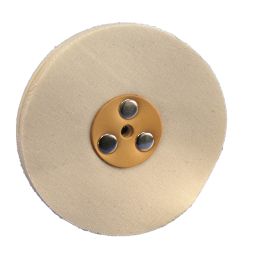 Brosse à polir 29 coton / centre cuir Ø 100 mm gros 