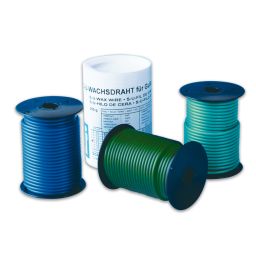 Fil de cire 250 g 3 mm bleu dur