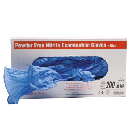 Nitril handschoenen S blauw (200) 
