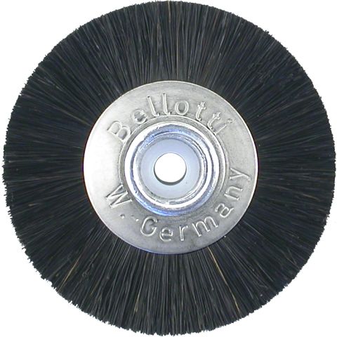 Brosse à polir 48 mm métal/plastique noir (12)
