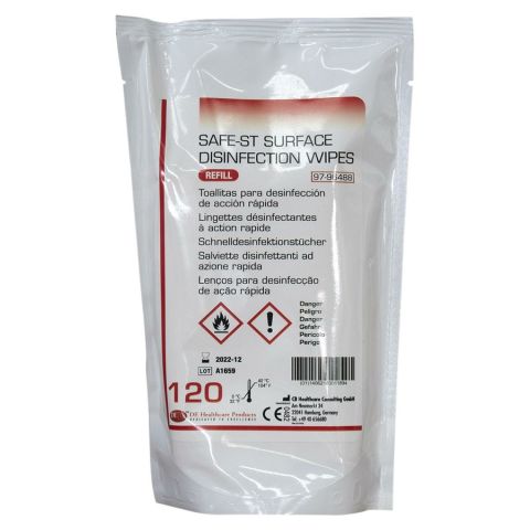 Safe-ST Surface lingettes désinfectantes pour surfaces, recharge (120)