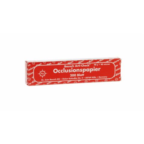 Arti-check articulatiepapier micro-dun 40 μm 103 mm x 20 mm rood 40 µm strips (200)