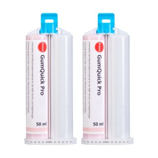 GumQuick Pro 2 x 50 ml dubbele cartridge met 12 mengtips