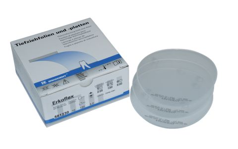 Erkoflex bleach dieptrekfolie 1 x Ø 120 mm transparant (20)