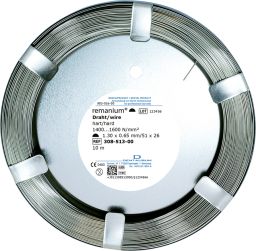 Fil Remanium 10 m 1,30 x 0,65 mm demi-rond, dur